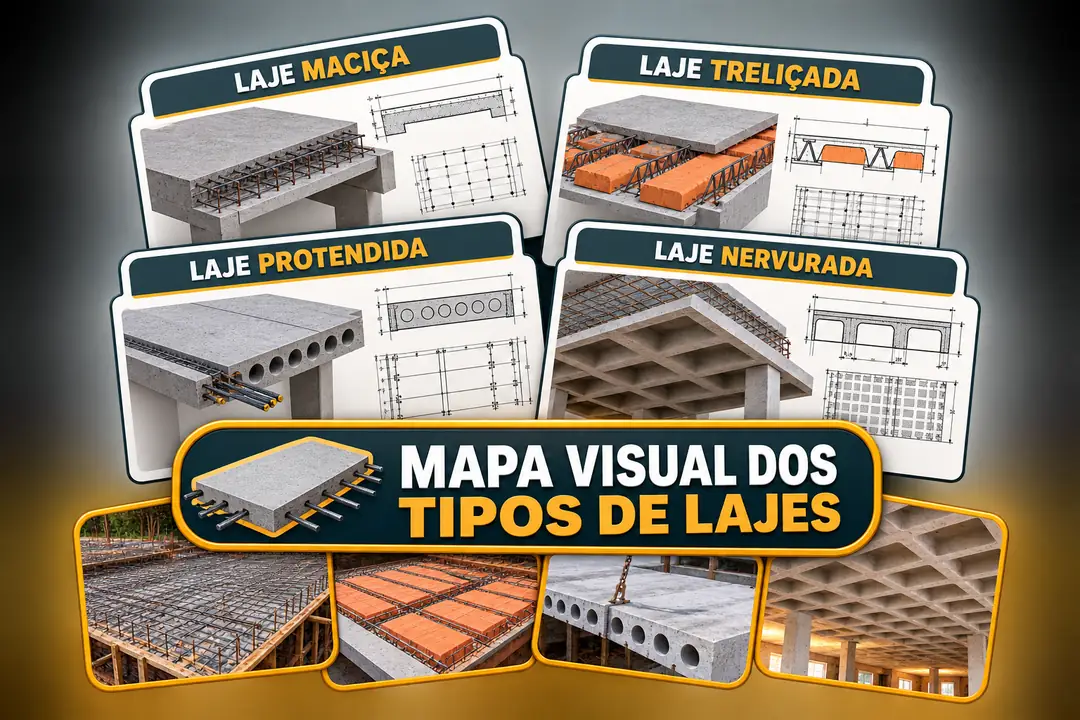 Bônus 2 — Mapa Visual dos Tipos de Lajes